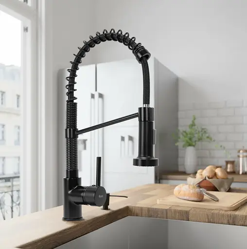 Змішувач для кухні Rea Spring black REA-B4804 Чорний матовий - фото 5