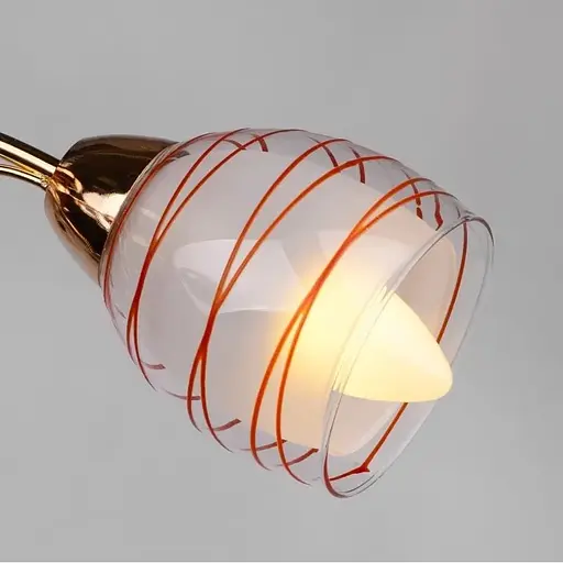 Люстра потолочная Brille классическая E14 40W G (LK-444C/3) - фото 2