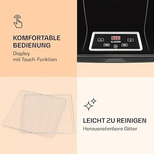 Дегидратор Klarstein Fruit Jerky Plus 6 (10031935) - фото 2