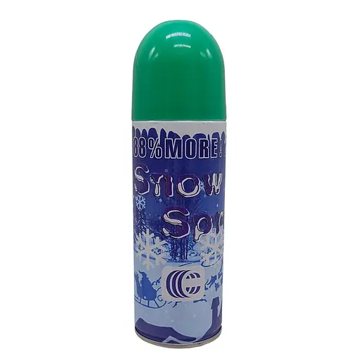 Искусственный снег в баллончике COLOR-IT 13-37(Green) 250 мл, зеленый - фото 1
