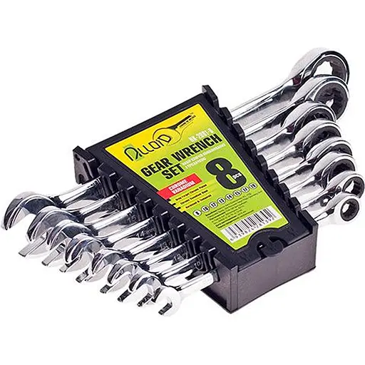 Набір комбінованих тріскачкових ключів Alloid 8-19 мм 8 предметів (НК-2081-8) - фото 3