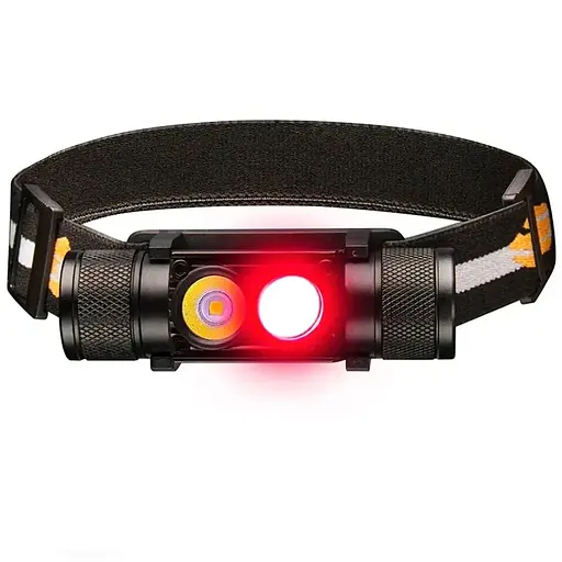 Тактический налобный фонарь Sofirn H25LR с красным светом 660лм + аккумулятор 3400 мАч - фото 2