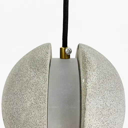 Підвіс MOON CONCRETE у вигляді розділеної сірої бетонної кулі Line.F MJ 169-140 GR - фото 8