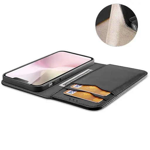 Чехол-книжка Dux Ducis Hivo для Apple iPhone 16e 6.1 Black - фото 3