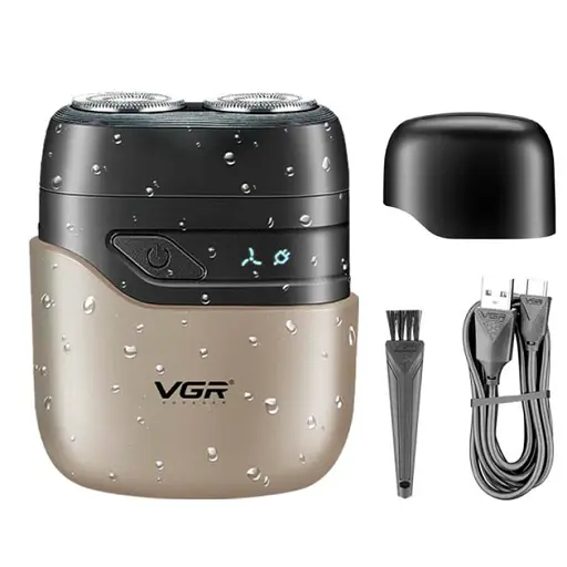 Электробритва VGR V-345 (компактная, водонепроницаемая IPX7, Type-C).