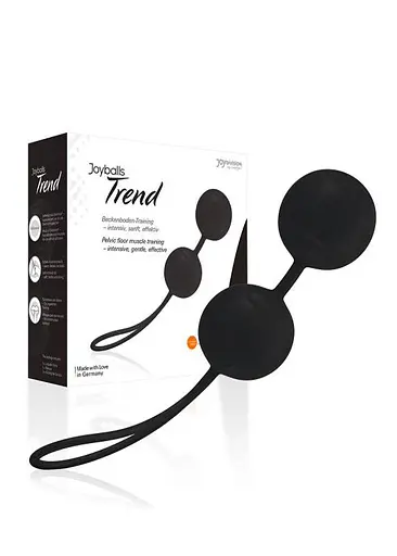 Вагинальные шарики Joydivision Joyballs, 3.5 см, черный - фото 4