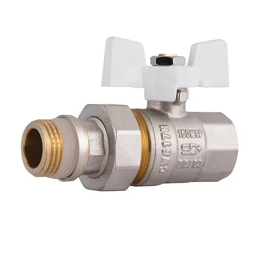 Кран кульовий з американкою SD з антипротіканням прямий 1/2"зв PN40 SD900NW15PN40 - фото 1