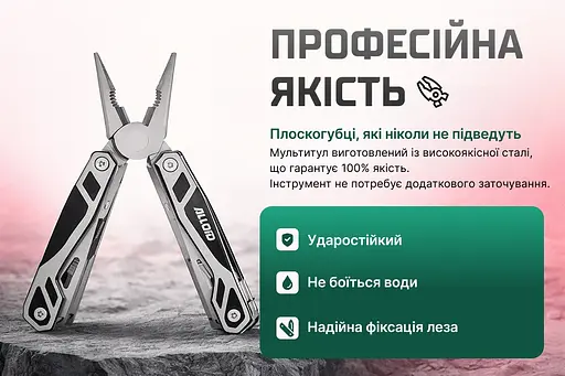Мультитул Alloid Pro 15 в 1 (MT-16015) - фото 8