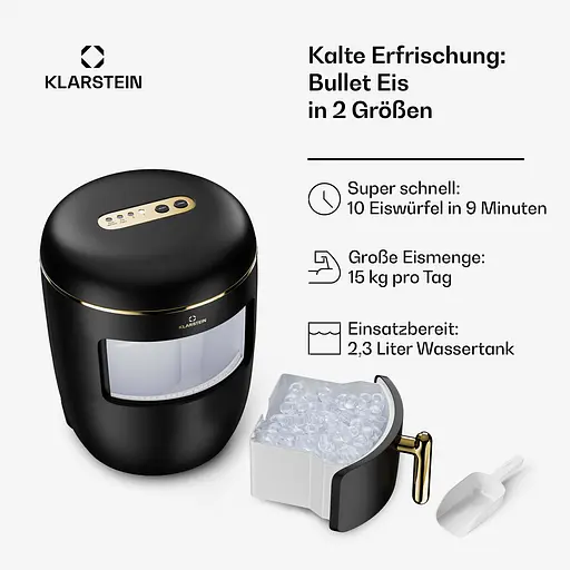 Льодогенератор Klarstein Passau 15 кг/24 год (10041343) - фото 4