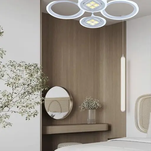 Люстра світлодіодна акрілова Sirius LI8860/4A WH (92W) - фото 4