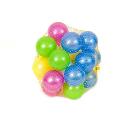 Шарики 00467 перламутровые 32 шт, 70 мм в сетке - фото 1