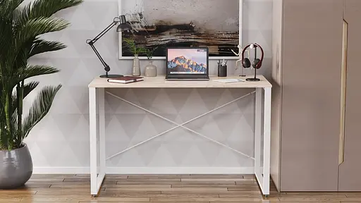 Письмовий стіл Ferrum-decor Серії Конект 75x120x60 білий ДСП Дуб Сан-Марино 16мм (FRD-104208) - фото 3