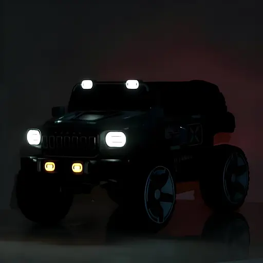 Електромобіль дитячий Bambi Джип M 5822EBLR-1 24V на 4 мотори з музикою та світлом - фото 3