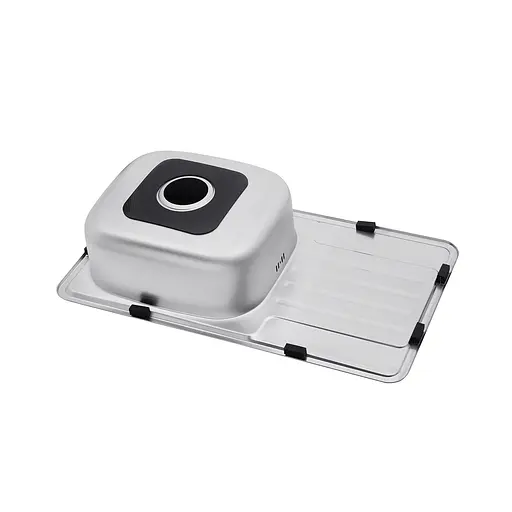 Кухонная мойка Kroner KRP Satin-7642 (0,8 мм) CV025282, Satin - фото 8