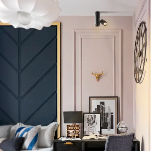 Світильник Videx під лампу GU10 SPF07 накладний поворотний подвійний чорний - фото 3