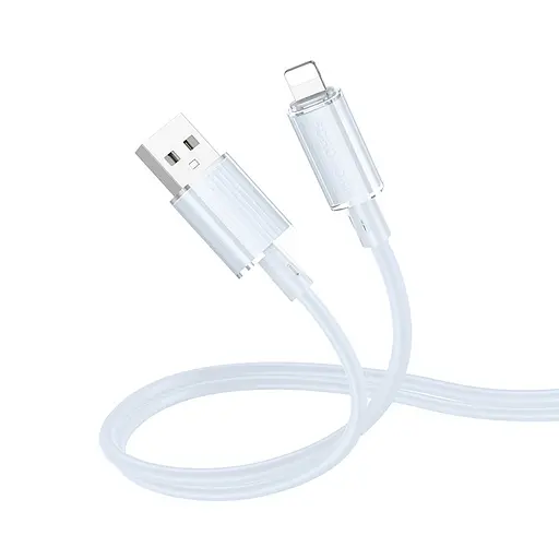 Дата кабель Borofone BX112 Lemon USB to Lightning 2.4A (1m) Blue