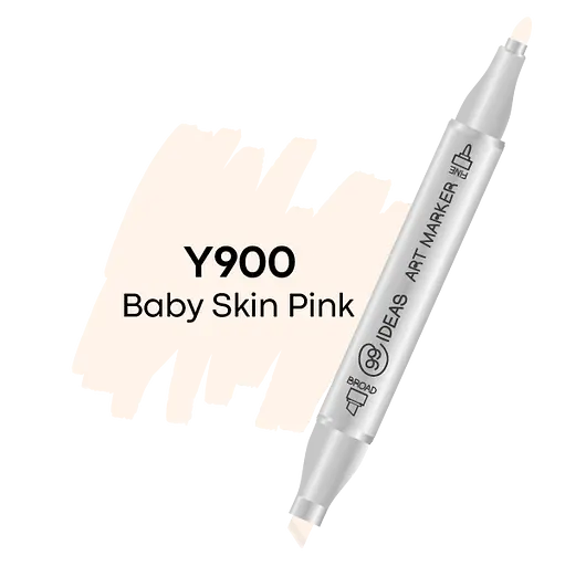 Маркер двухсторонний Детский розовый, Y900, 99IDEAS