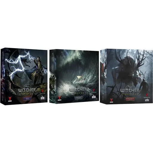 Настольная игра Geekach Games Набор дополнений к игре Ведьмак. Старый мир: Маги + Скеллиге + Тропы монстров (укр.) (GKCH025MG+2) - фото 1