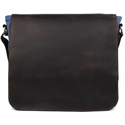 Кожаная мужская сумка через плечо TARWA 30х32х7,5 см nsa0001246 - фото 1