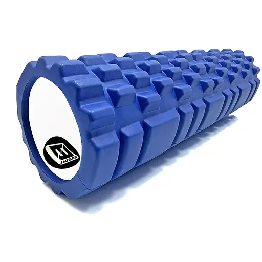 Масажний ролик EasyFit Grid Roller 45 см v.2.1 Синій (EF-2027-BL) - фото 1