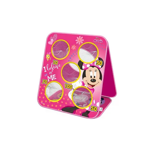 Детский игровой набор мишени "Минни Маус" Bambi LM1017, 6 мешочков - фото 1