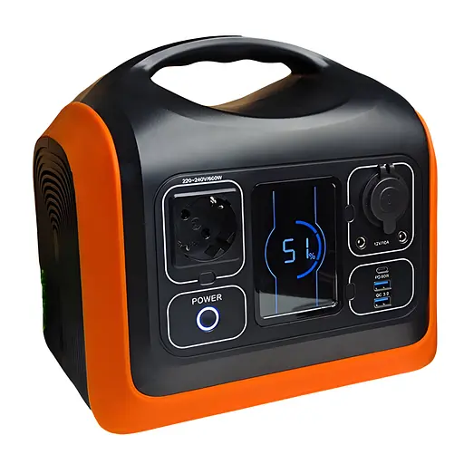 Набор портативная зарядная станция 600W с солнечной панелью OUPES 100W