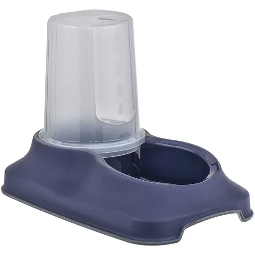 Миска з контейнером для води/корму Irak Plastik PT-200, 1.5 л синя