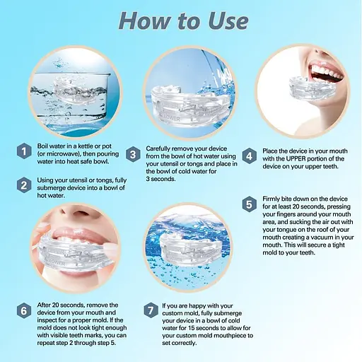 Устройства против храпа, эффективное средство от храпа, регулируемые и многоразовые средства для остановки храпа для мужчин - фото 3