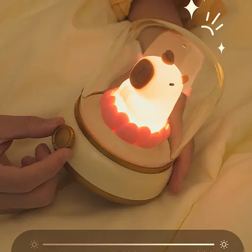 Нічник Capybara and Lotus Yellow - фото 3