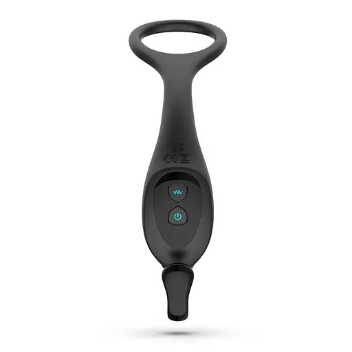 Стимулятор простати Crushious Magoo 14 см (чорний) - фото 7