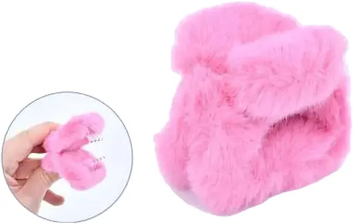 Аксесуар для волосся заколка-краб плюшева 6x5x5 см (В асортименті)