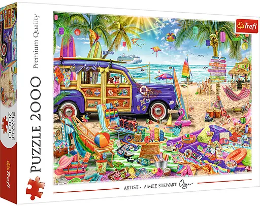 Набір Пазли - (2000 елм.) - "Відпочинок у тропіках" - фото 1