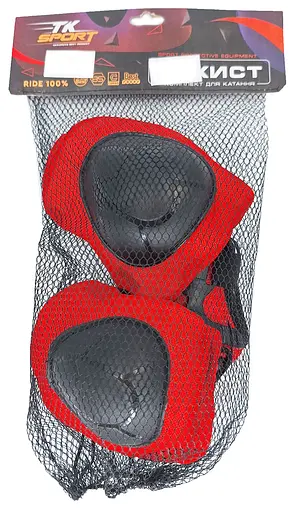 Комплект дитячого захисту Union group А01 XS (2-5 р) чорно-червоний (G00003871) - фото 3