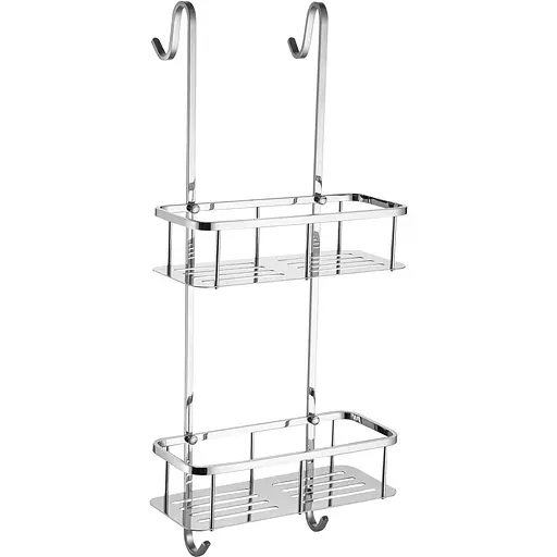 Полочка навесная Eger двойная 555-37, Хром - фото 1