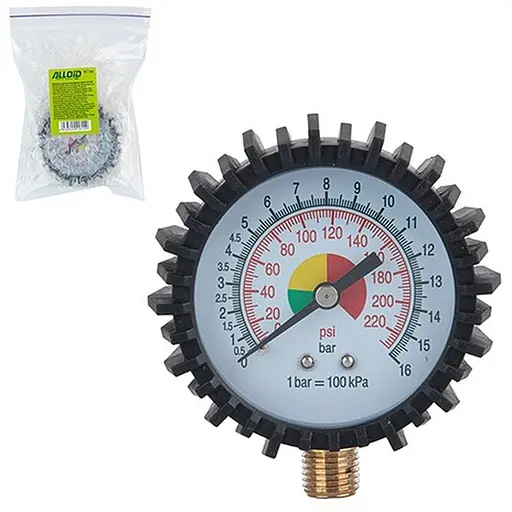 Манометр Alloid для пістолета підкачування коліс (PK-001manometr) - фото 1
