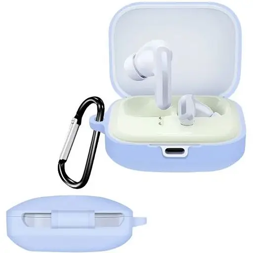 Чохол-накладка DK для Xiaomi Redmi Buds 5 Silicone Candy Friendly з карабіном (017206) (lilac)