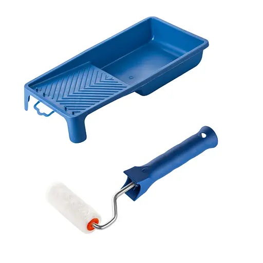 Валик "Велюр" 70х15 мм з ручкою та ванночка Polax (770-187) - фото 1