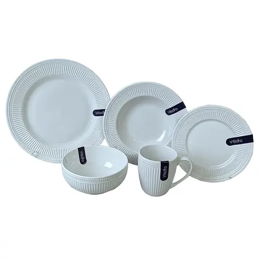 Тарілка обідня Vittora Венера VT-P-1265VE 26.5 см (147184) - фото 3