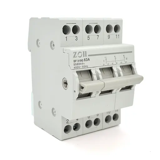 Модульний перекидний автомат трипозиційний (перекидний автомат) Voltronic SF219G-3P-63A із загальним виходом - фото 1