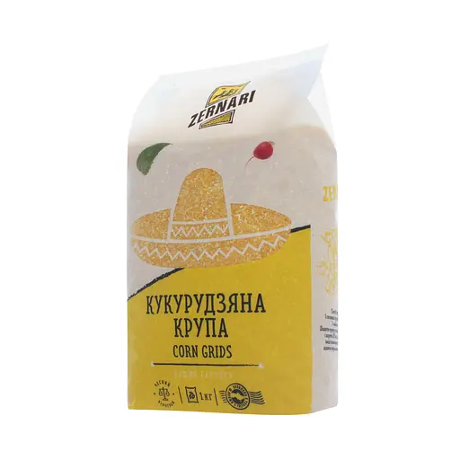 Крупа кукурудзяна Zernari, шліфована №5, 1 кг (772096) - фото 5