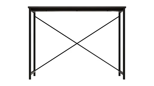 Стол письменный Line Лайт Ferrum-decor 750x1000x500 Черный металл ДСП Венге Магия 16 мм (FRD-106155) - фото 6