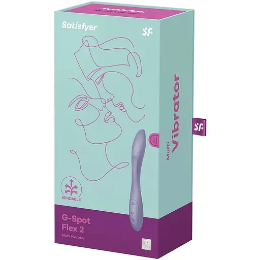 Універсальний гнучкий вібратор Satisfyer G-Spot Flex 2 для точки G та клетора - фото 4