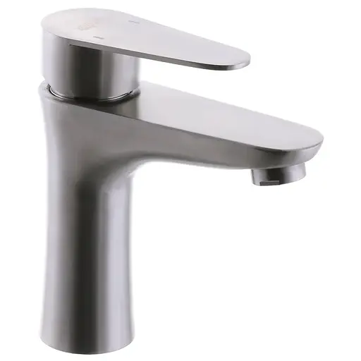 Смеситель для умывальника Zerix ROK-001 ZX3155 Нержавеющая сталь - фото 1