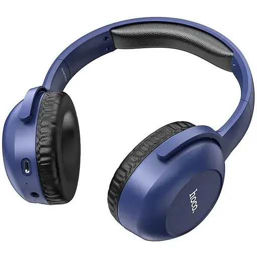 Наушники беспроводные полноразмерные Hoco Art sount BT headset W33 синие
