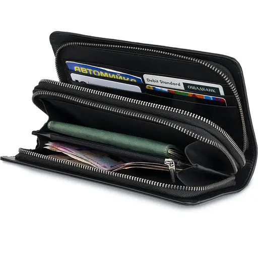 Чоловіча шкіряна борсетка Vintage  21,5х12х4 см acs0018173 - фото 4