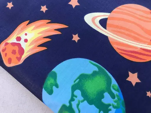 Хлопковая пеленка Moontime 100х80см "Космос" - фото 2