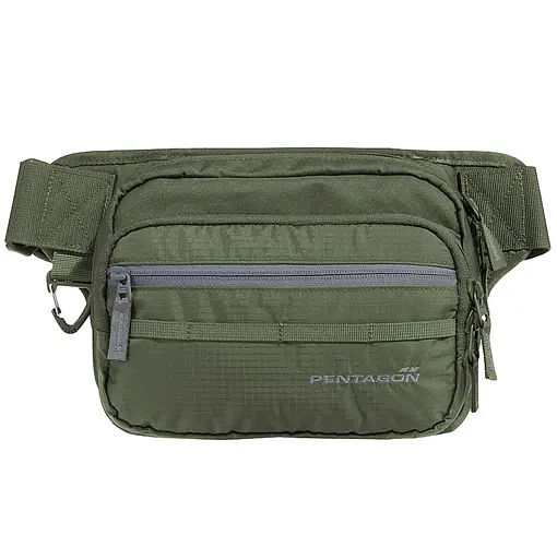 Тактическая поясная сумка Protean Pentagon 1.2л (Оливковый)