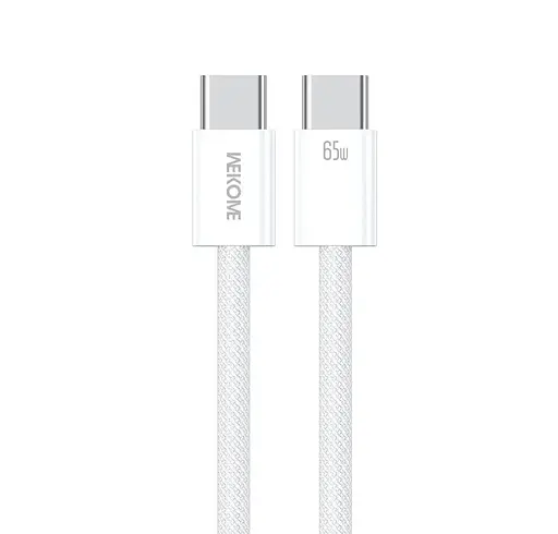 Кабель скоростной WEKOME WDC -21 USB-C to USB-C 65 W Super Fast Charging - фото 1