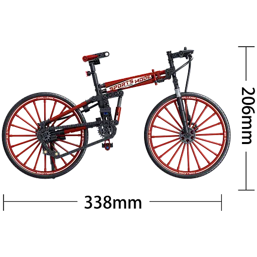 Конструктор велосипед  ZHEGAO OFF-ROAD BICYCLE спортивний офф- роад  258 деталей - фото 4