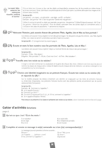 Amis et compagnie 1. Niveau A1. Guide pedagogique - фото 6